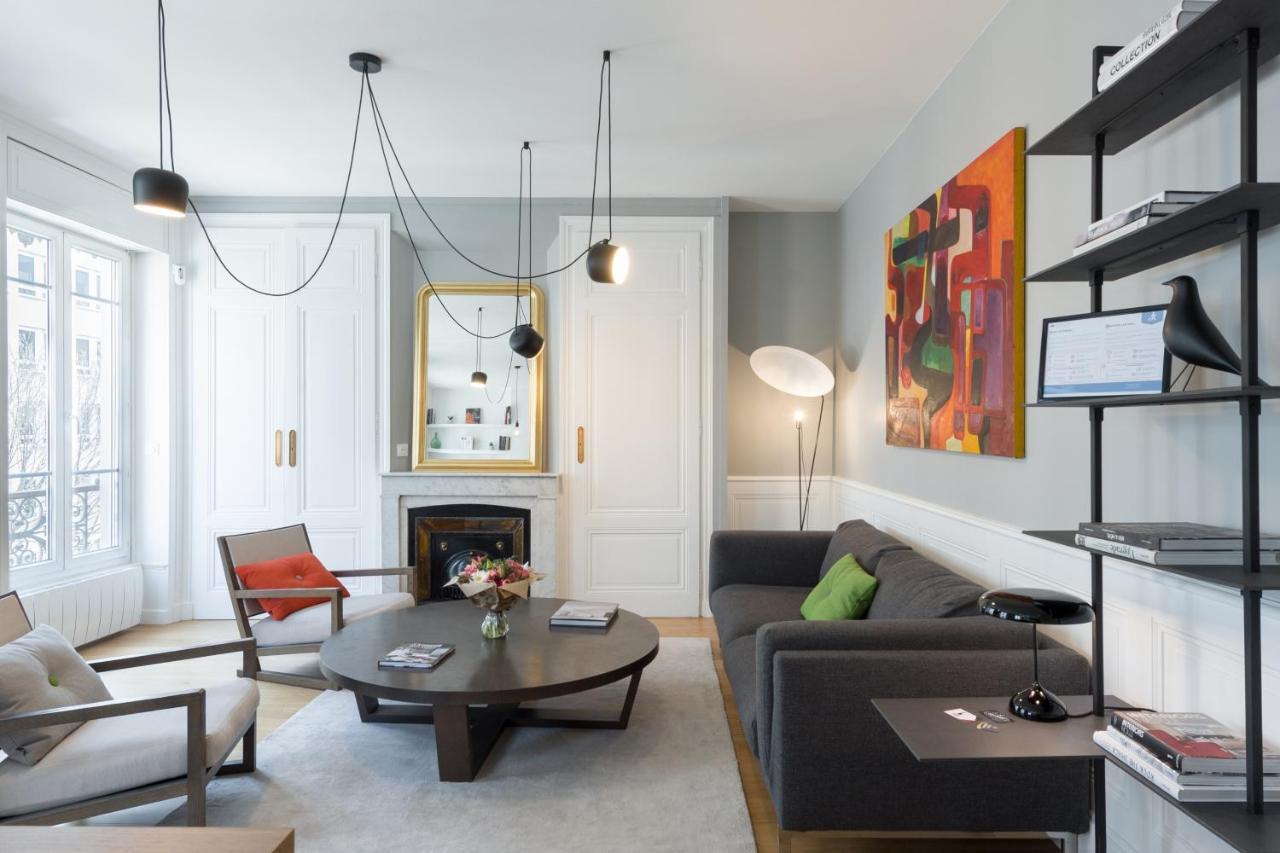 L'Aubelyne - Chic T2 Quartier Prefecture Apartment Lyon Luaran gambar
