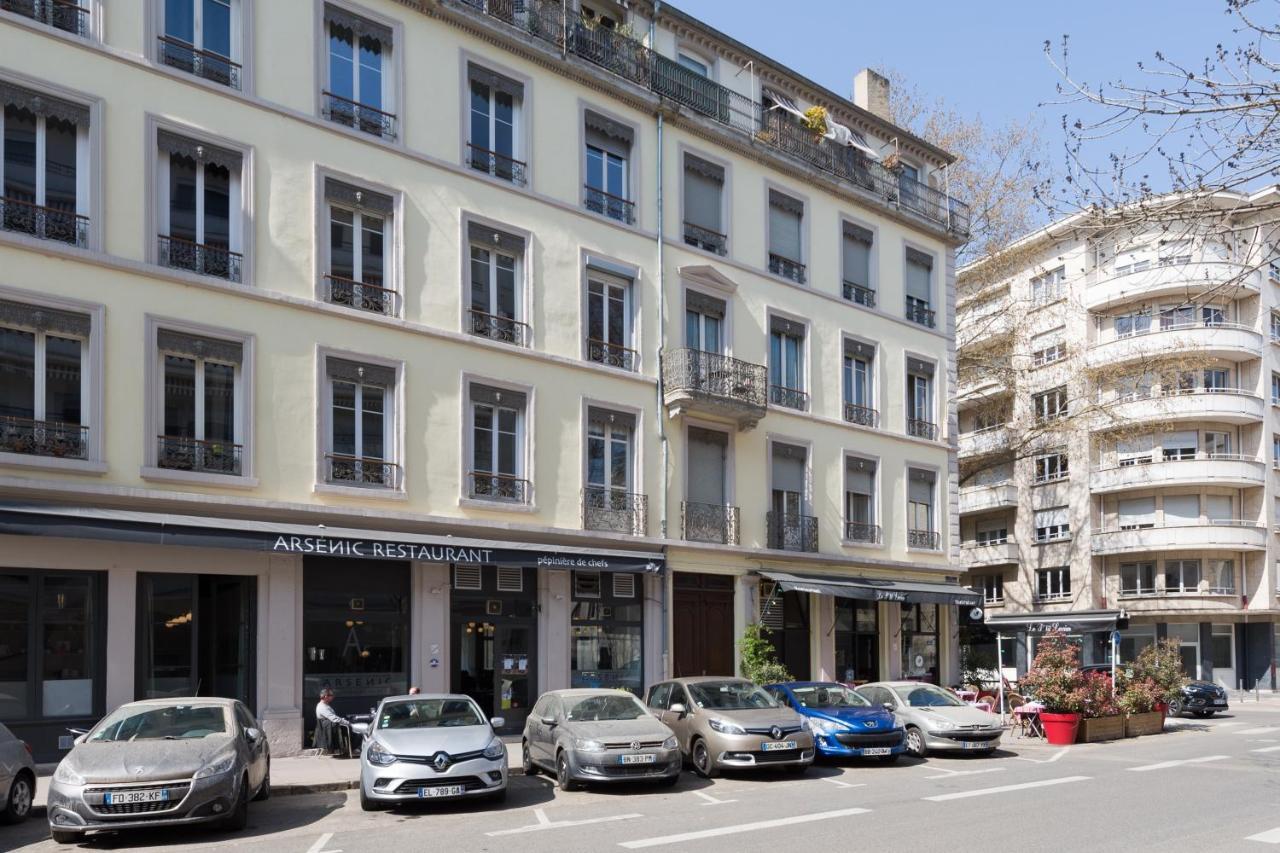 L'Aubelyne - Chic T2 Quartier Prefecture Apartment Lyon Luaran gambar