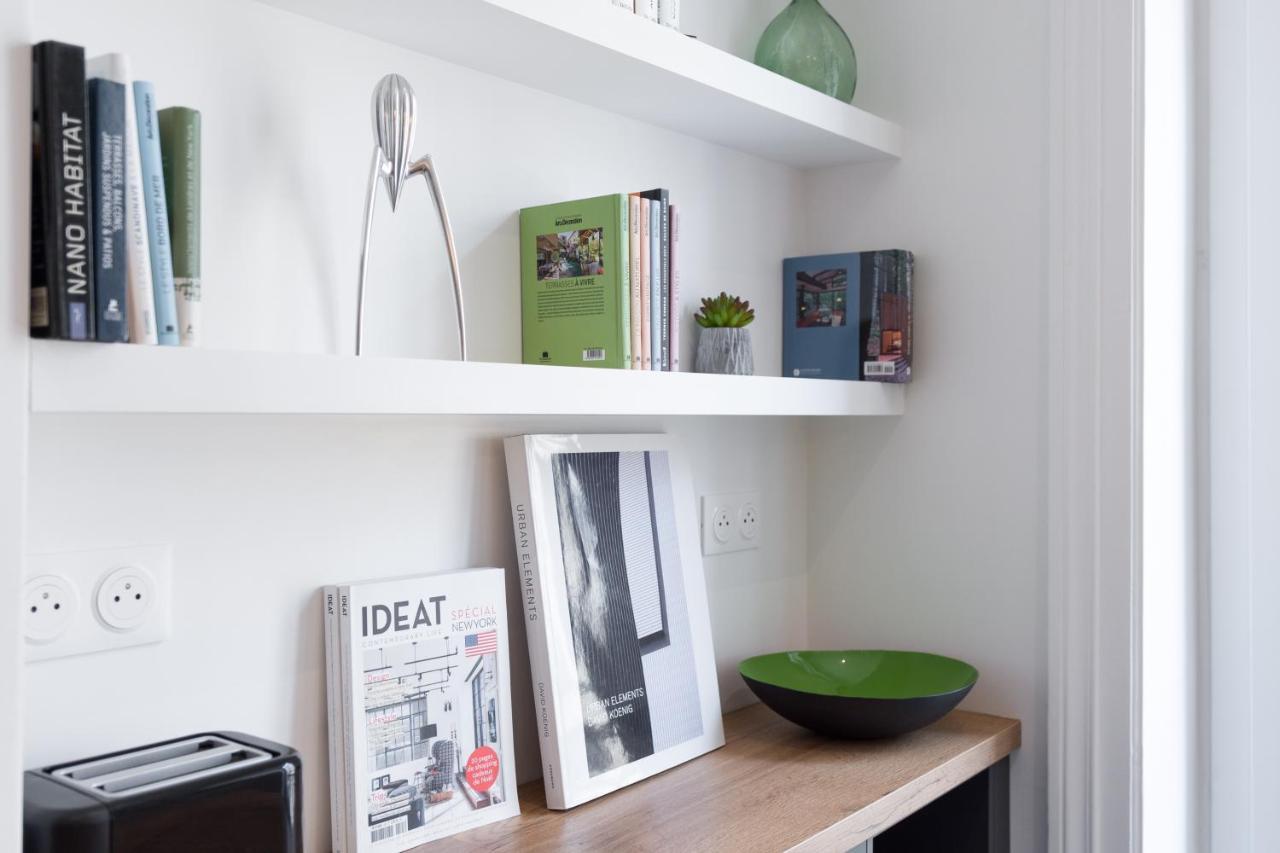 L'Aubelyne - Chic T2 Quartier Prefecture Apartment Lyon Luaran gambar